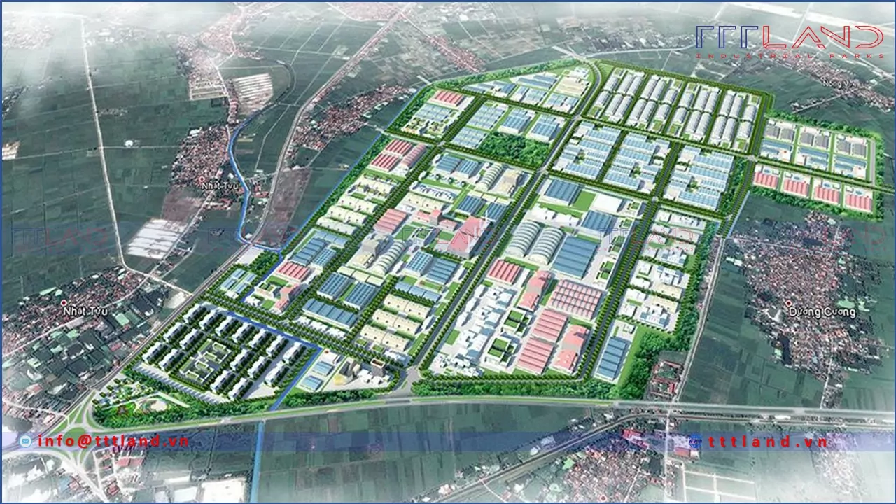 Phối cảnh khu công nghiệp Đồng Văn IV Khu công nghiệp Đồng Văn IV 2