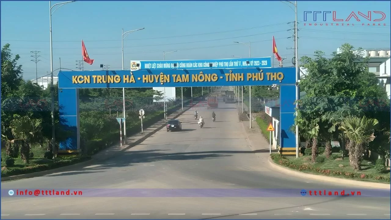 Banner - Khu công nghiệp Trung Hà - tỉnh Phú Thọ