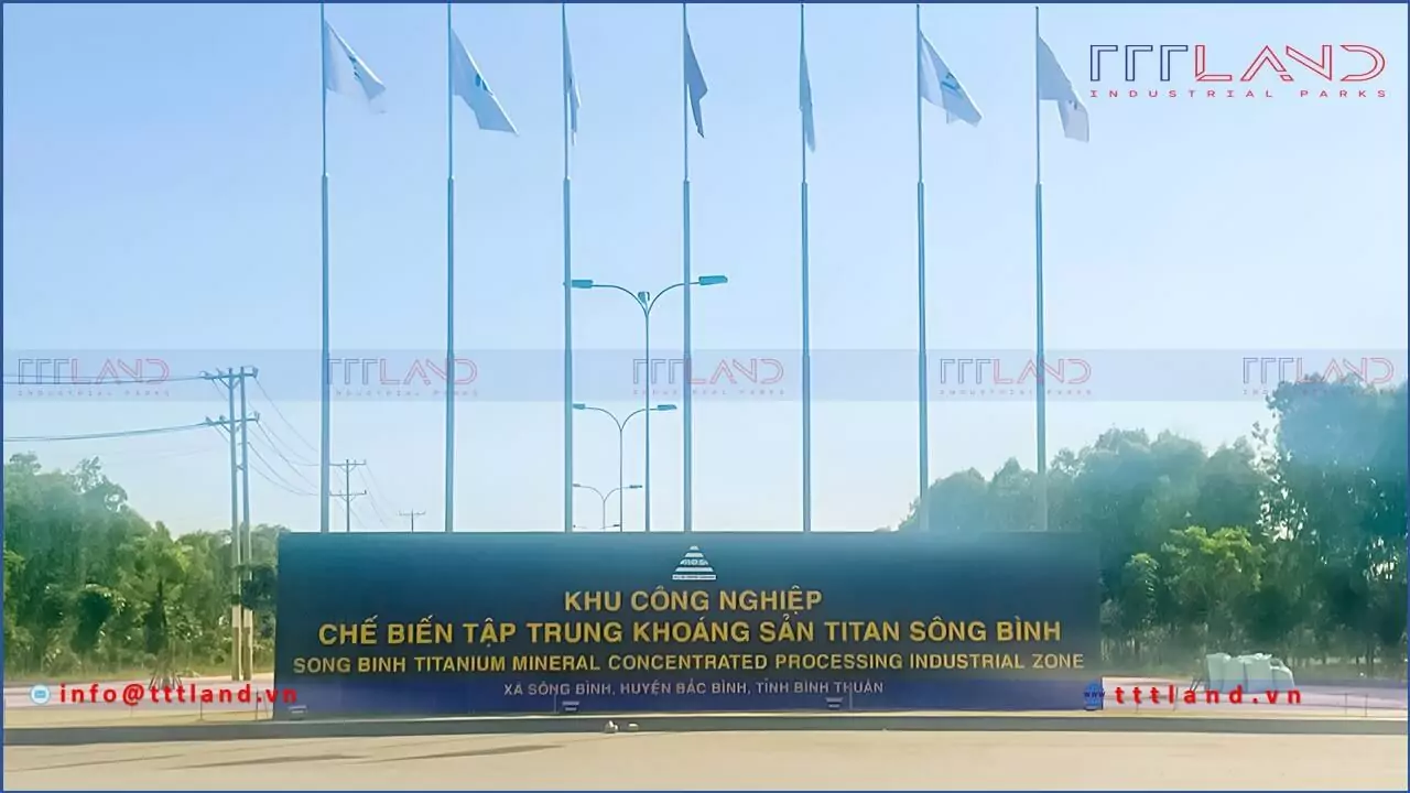 Banner - Khu công nghiệp Sông Bình – Tỉnh Bình Thuận