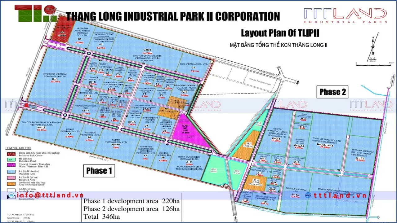 khu công nghiệp Thăng Long II - tỉnh Hưng Yên 1
