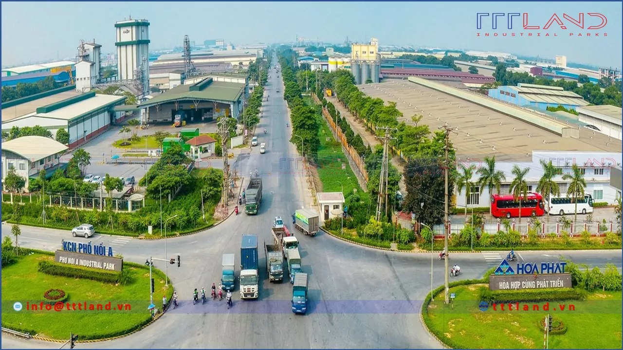 Cơ sở hạ tầng hoàn thiện và xây dựng khoa học tại KCN Phố Nối A Khu công nghiệp Phố Nối A 3