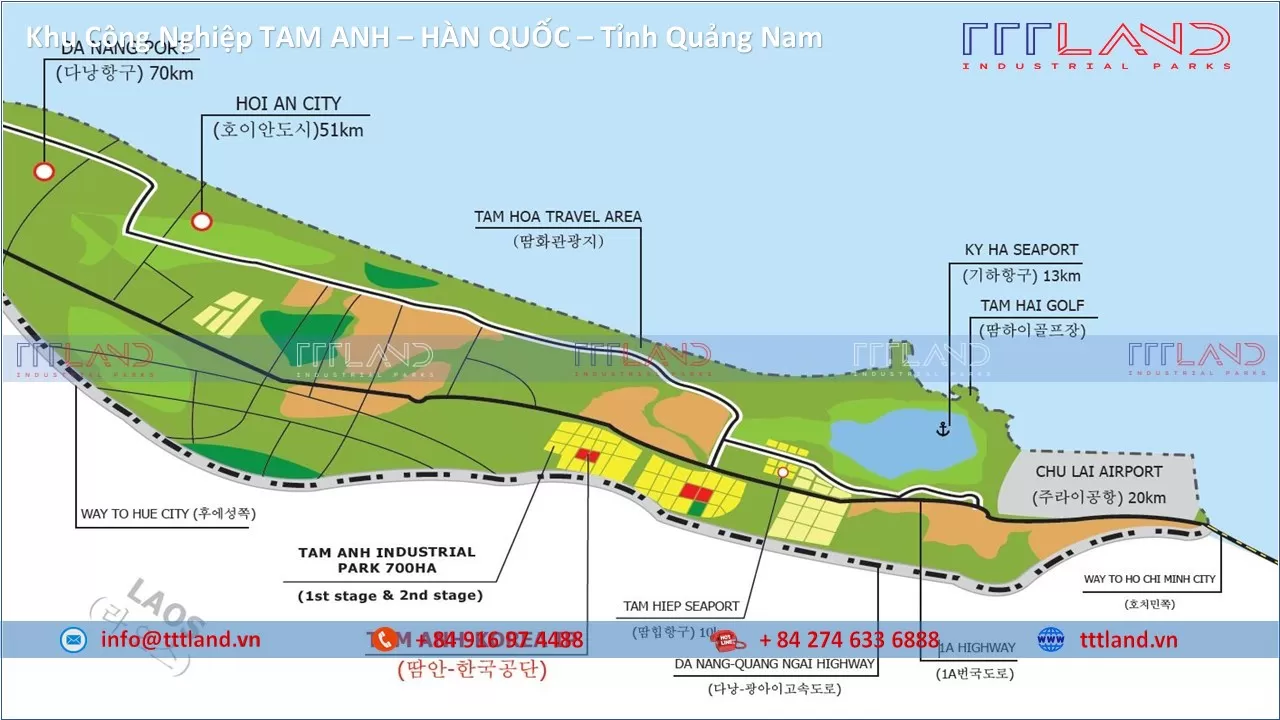 Bán Đất tại Khu Công Nghiệp Tam Anh Hàn Quốc - Tỉnh Quảng Nam - TTTLAND