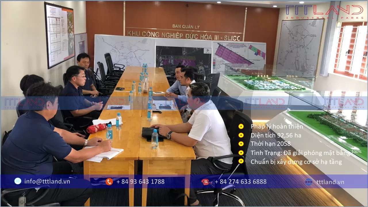 Chuyển nhượng dự án Khu Công Nghiệp Đức Hoà III - Liên Thành - Tỉnh Long An - TTTLAND