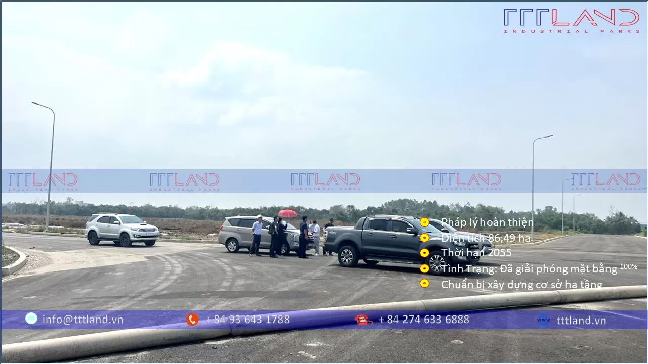 Chuyển nhượng dự án Khu Công Nghiệp Đức Hoà III - Long Việt - Tỉnh Long An - TTTLAND