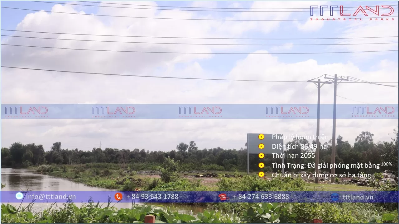 Chuyển nhượng dự án Khu Công Nghiệp Đức Hoà III - Long Việt - Tỉnh Long An - TTTLAND