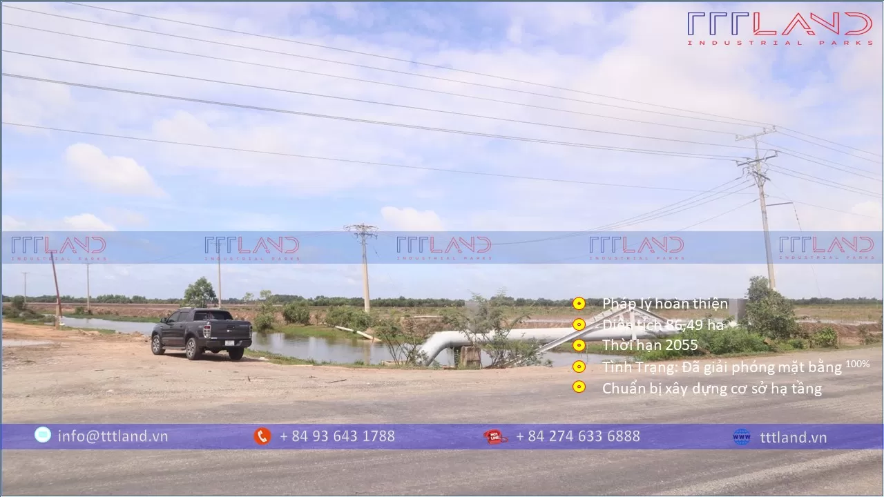 Chuyển nhượng dự án Khu Công Nghiệp Đức Hoà III - Long Việt - Tỉnh Long An - TTTLAND