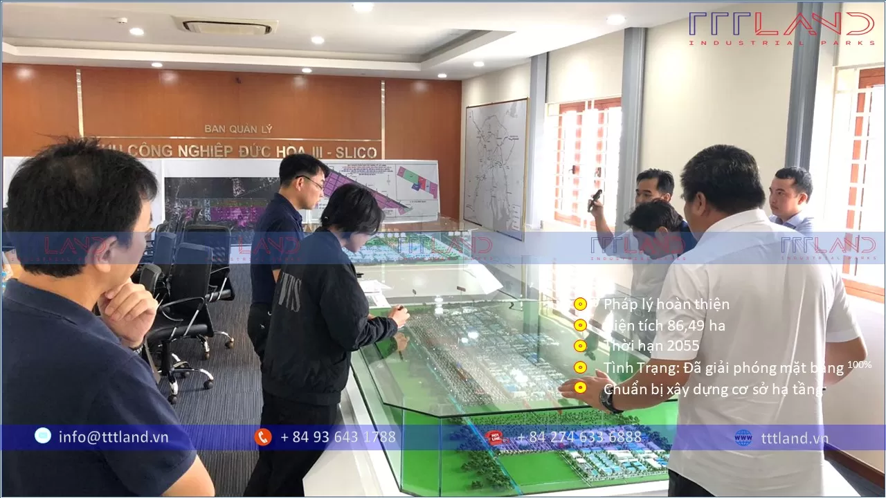 Chuyển nhượng dự án Khu Công Nghiệp Đức Hoà III - Long Việt - Tỉnh Long An - TTTLAND