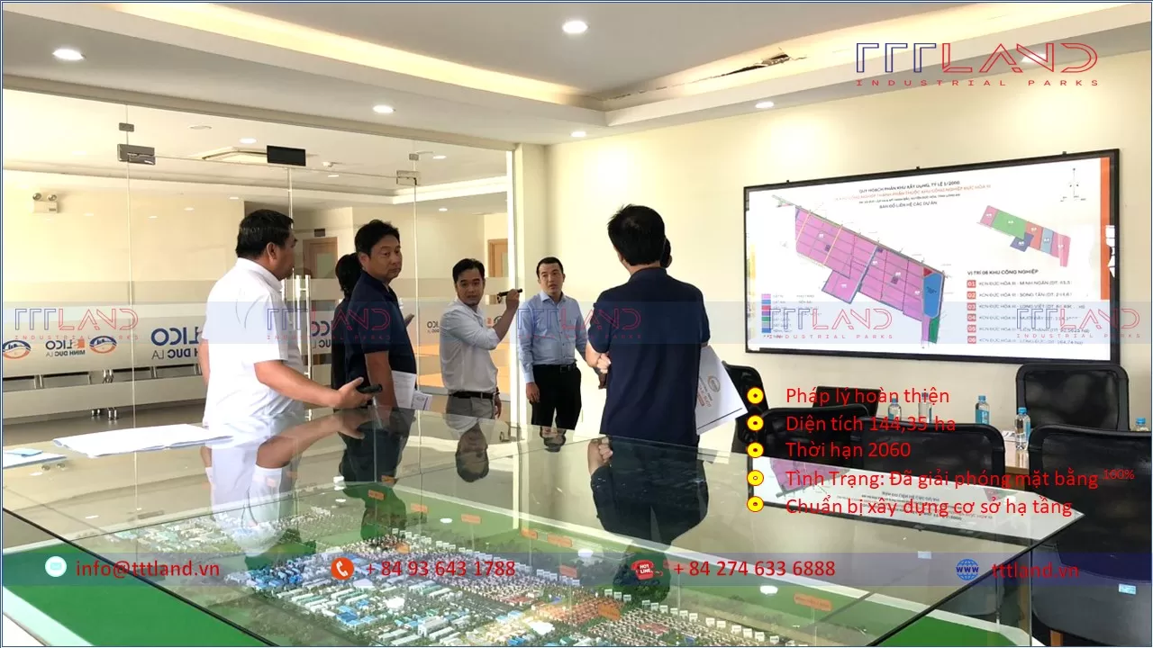 Chuyển nhượng dự án Khu Công Nghiệp Đức Hoà III - Mười Đây - Tỉnh Long An - TTTLAND