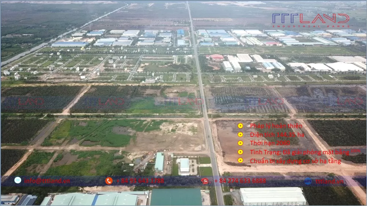 Chuyển nhượng dự án Khu Công Nghiệp Đức Hoà III - Mười Đây - Tỉnh Long An - TTTLAND