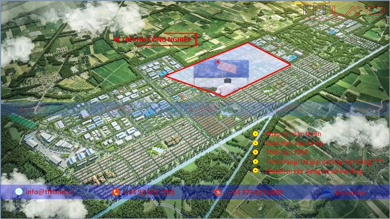 Khu Công Nghiệp Đức Hoà 3 - AMIC - Tỉnh Long An - TTTLAND