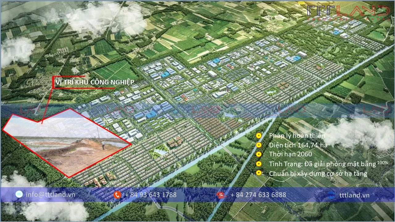 Khu Công Nghiệp Đức Hoà III - Long Đức - Tỉnh Long An - TTTLAND
